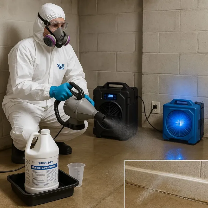 Sanitization and Odor Removal process in Dallas, NC